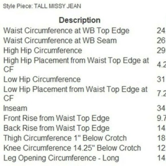 Small Tall Jeans By Laurie Felt 28 Baby Bell Jeans NWT Indigo Color - Picture 8 of 10